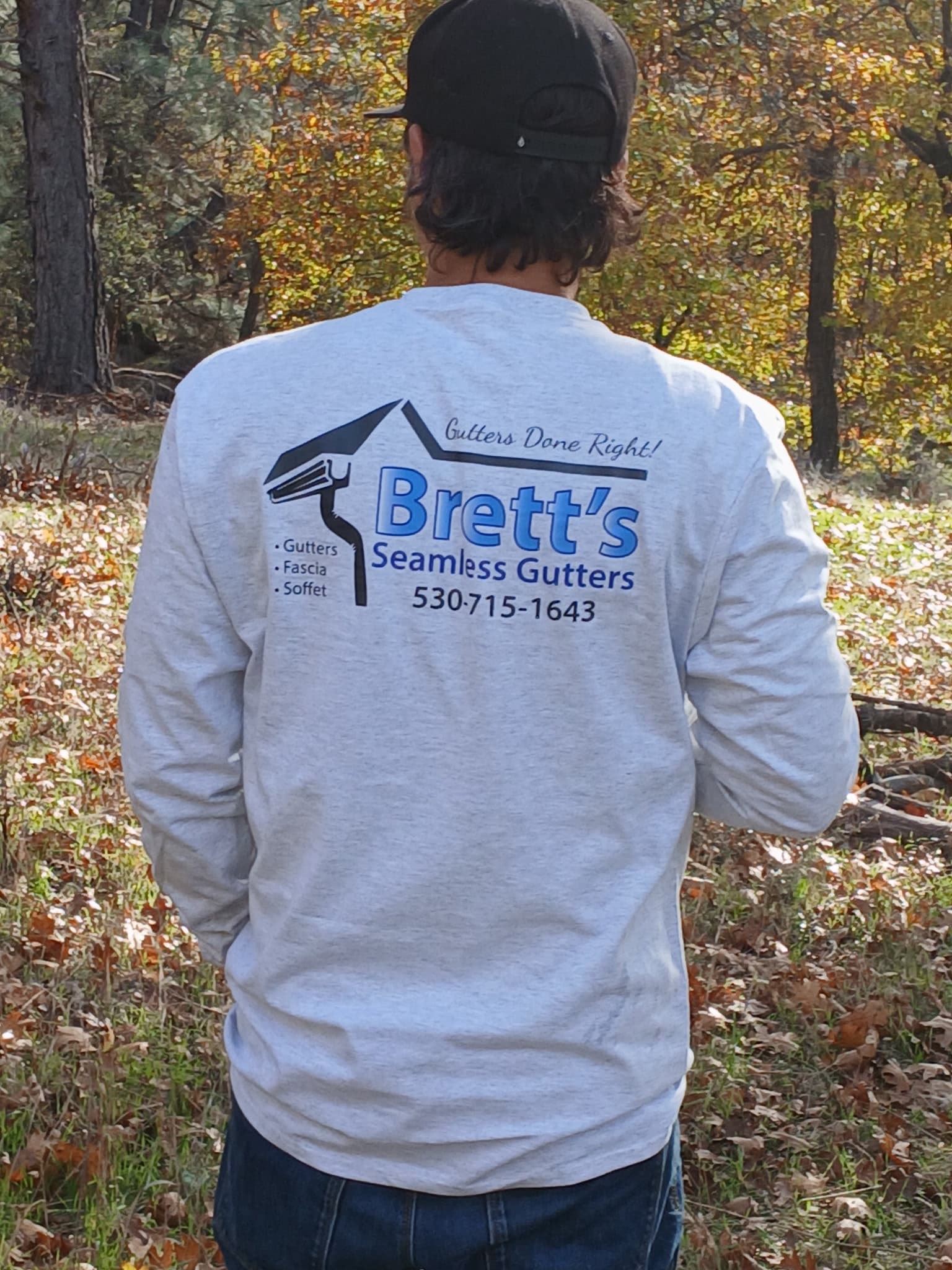 Brett Wenbourne, owner of Brett's Seamless Gutters